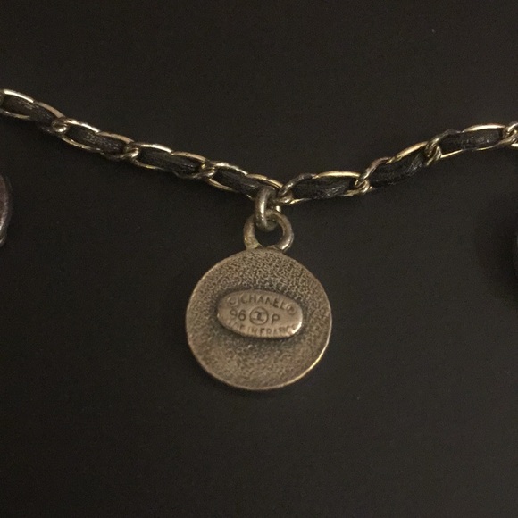 Chanel Necklace w/ Camellia, CC, Coco,Clover Charm - Picture 5 of 5